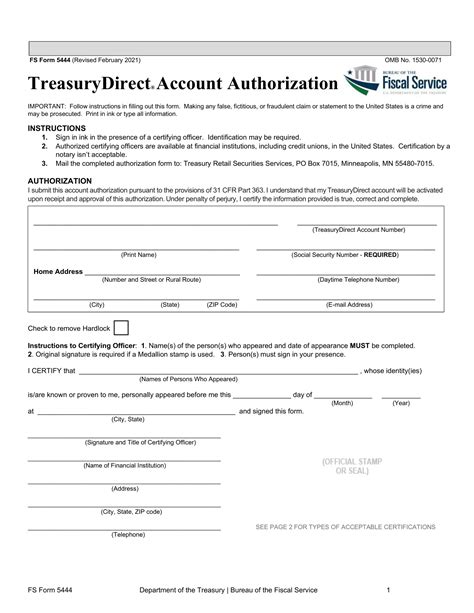 treasurydirect account authorization reddit